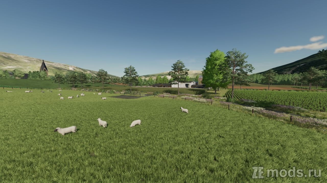 Карта La Ferme de la Vallée для Farming Simulator 22