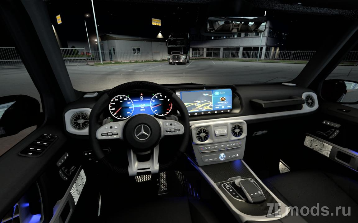 Mercedes-Benz G63 AMG 2022 (1.2) ("Гелик") для Euro Truck Simulator 2 (1.49.x)