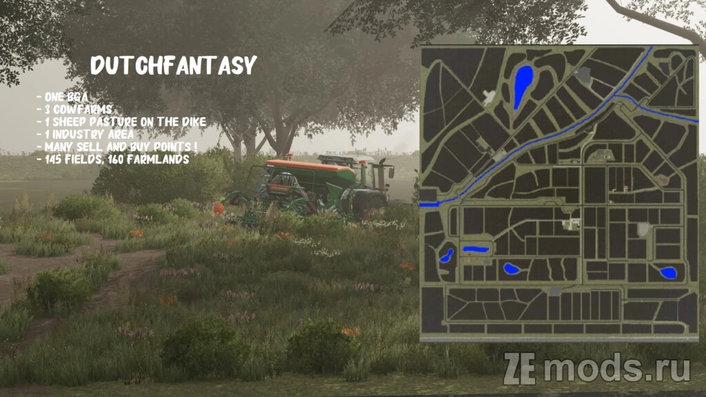 Карта "Dutch Fantasyland" (1.0.0.0) для Farming Simulator 22