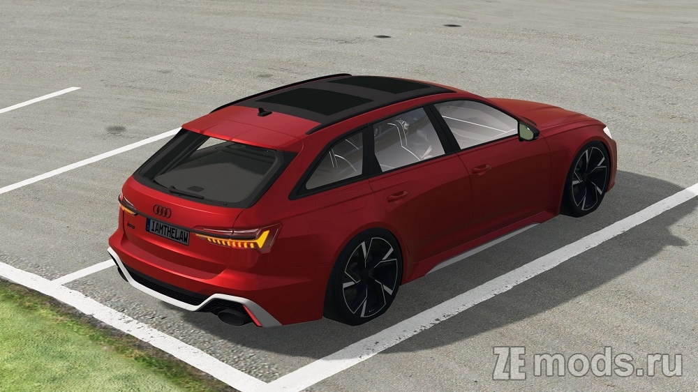 Мод Audi RS6 C8 4K Avant 2020 (3.0) для BeamNG.drive