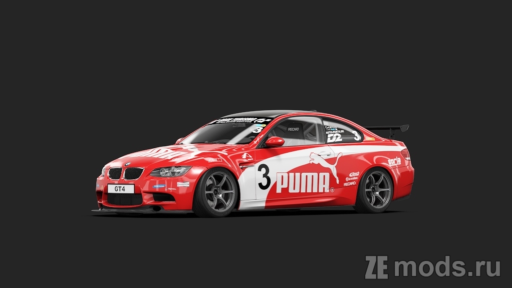 Мод BMW M3 E92 TimeAttack Plus SP для Assetto Corsa