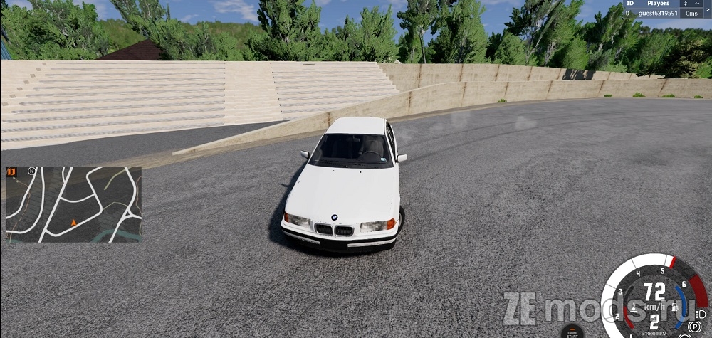 Мод BMW E36 Compact (1.0) для BeamNG.drive