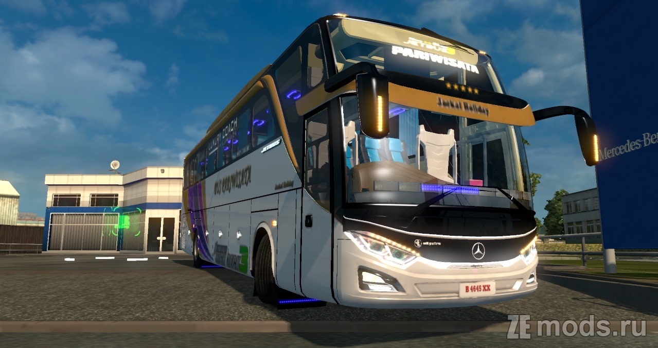 Мод Indonesia Jetbus 3 HDD для Euro Truck Simulator 2