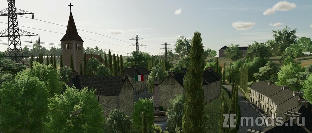 Карта Hills Of Tuscany (1.1.0.2) для Farming Simulator 22