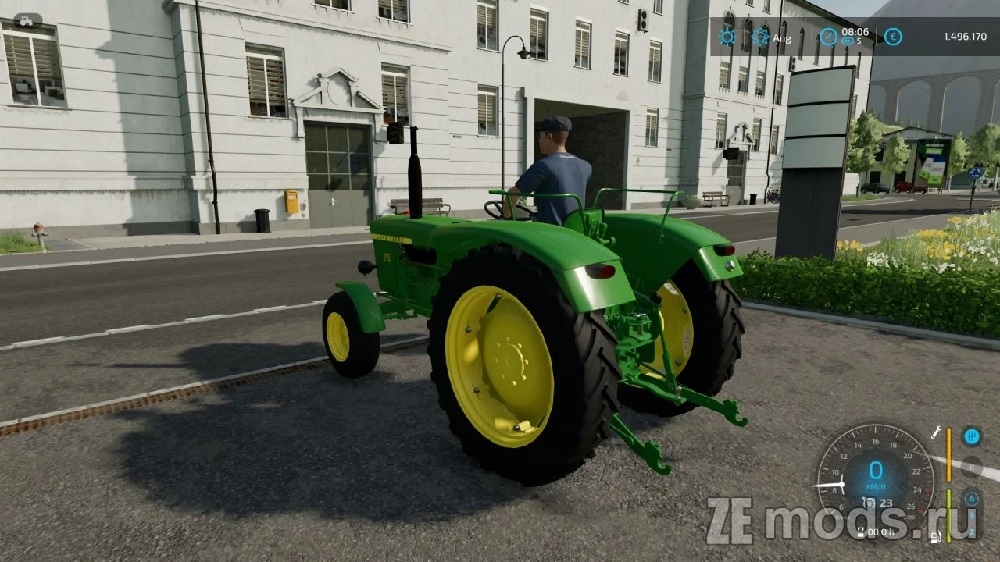 Мод John Deere 310 (1.0) для Farming Simulator 22