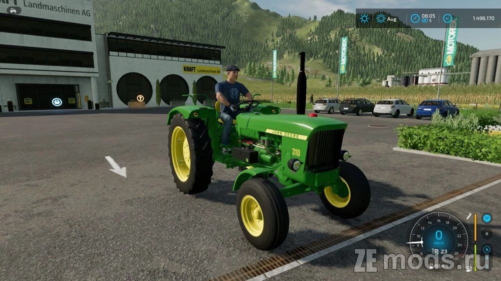John Deere 310 (1.0) для Farming Simulator 22