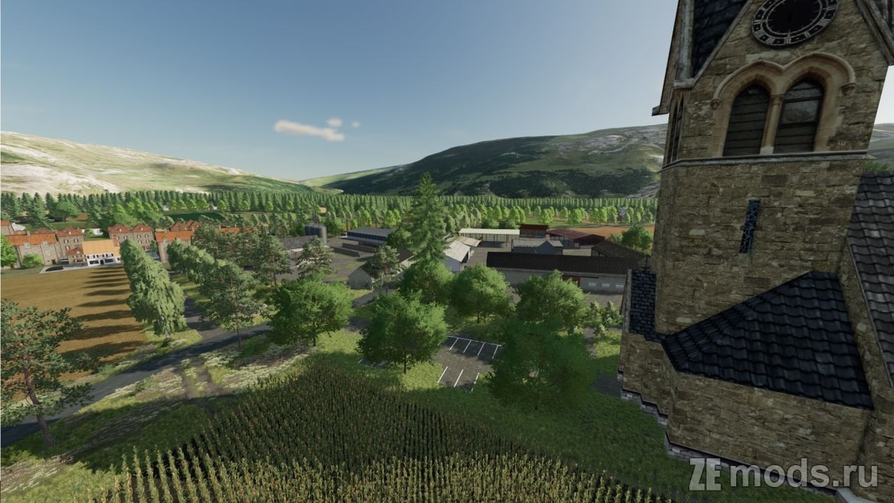 Карта La Ferme de la Vallée для Farming Simulator 22