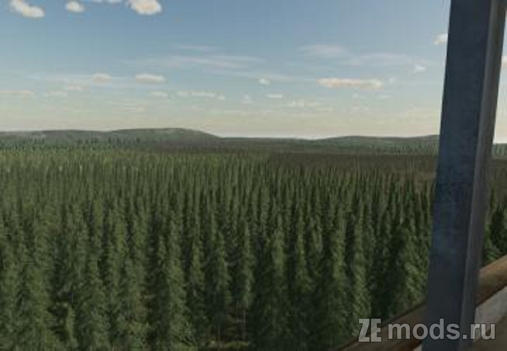 Карта The Rainy Woods (1.0.0.1) для Farming Simulator 22