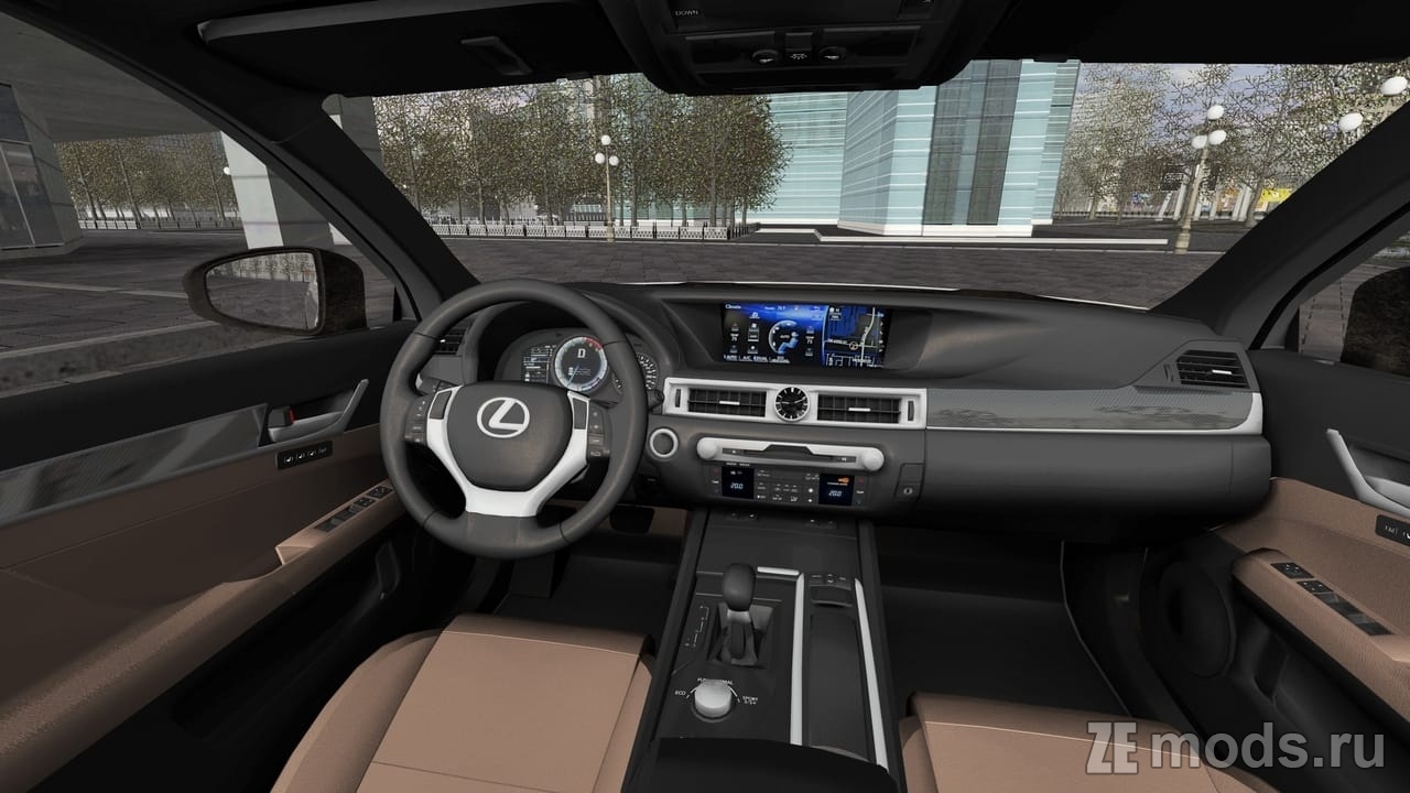 Мод Lexus GS-F 2016 для City Car Driving