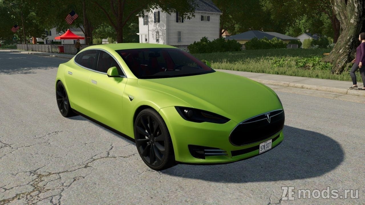 Tesla Model S 2014 (1.0.0.0) для Farming Simulator 22