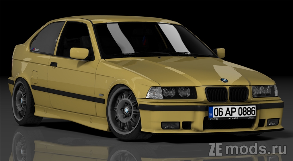Мод BMW 318TI E36 Compact для Assetto Corsa