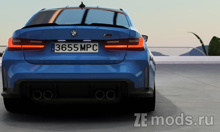Мод BMW M3 G80 Competition для Assetto Corsa