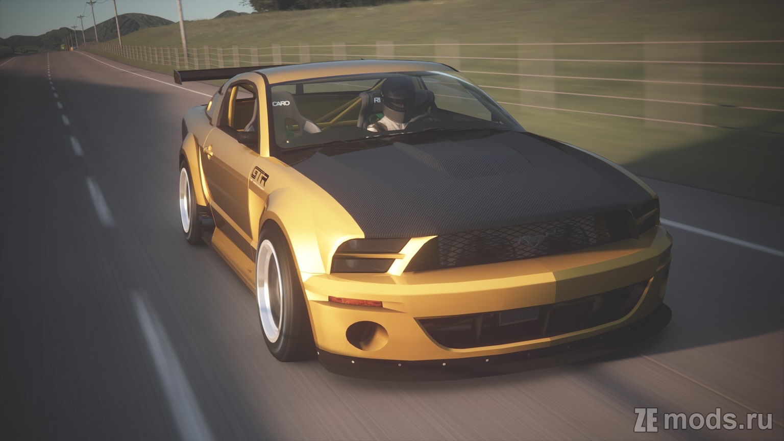 Мод Ford Mustang GT-R Concept для Assetto Corsa