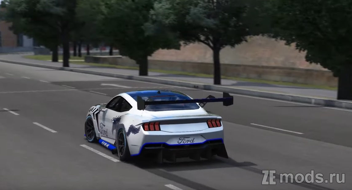 Мод Ford Mustang S650 GT3 для Assetto Corsa