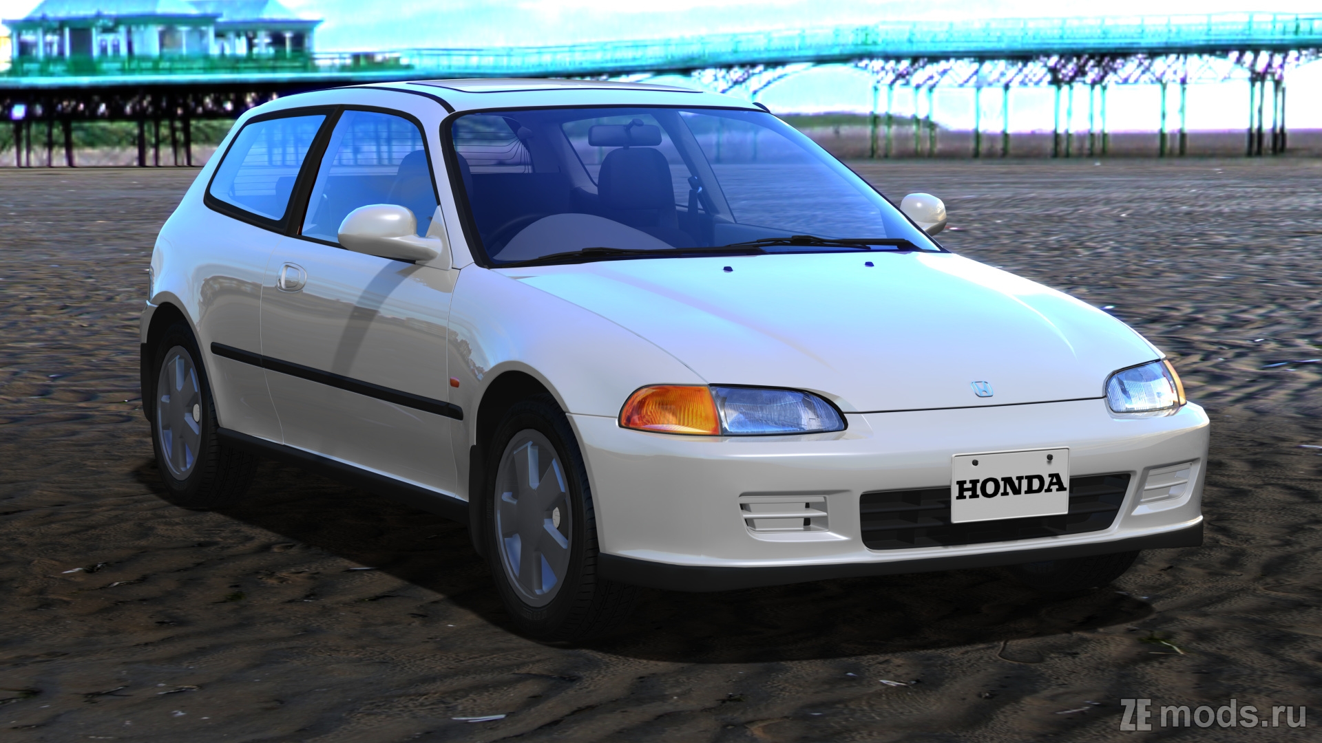 Мод Honda Civic eg6 версия REV 3a для Assetto Corsa
