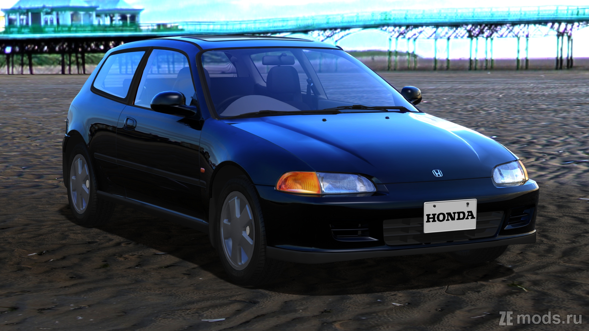 Мод Honda Civic eg6 версия REV 3a для Assetto Corsa