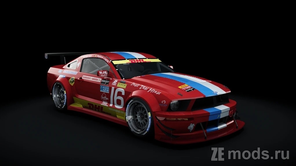 Мод Ford Mustang FR500 GT3 (1.1) для Assetto Corsa