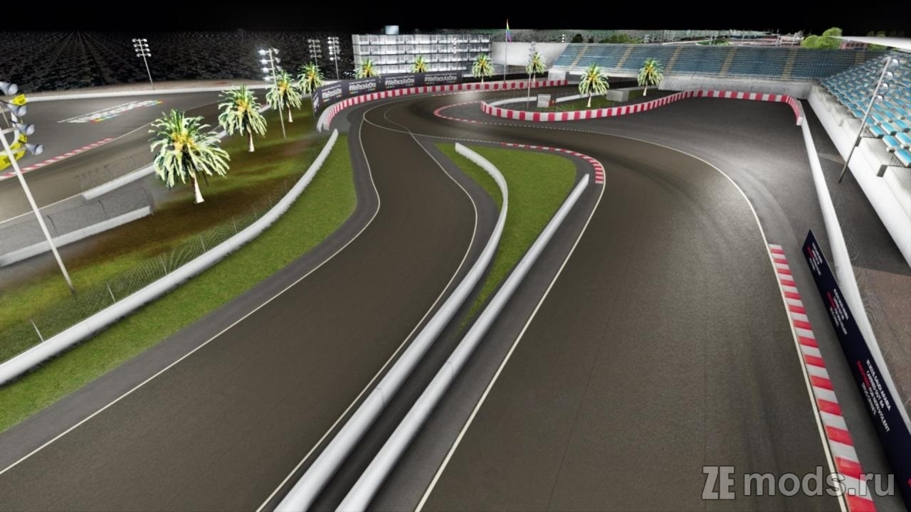 Карта Jeddah Street Circuit - F1 2021 - Night Race (2.0) для Assetto Corsa