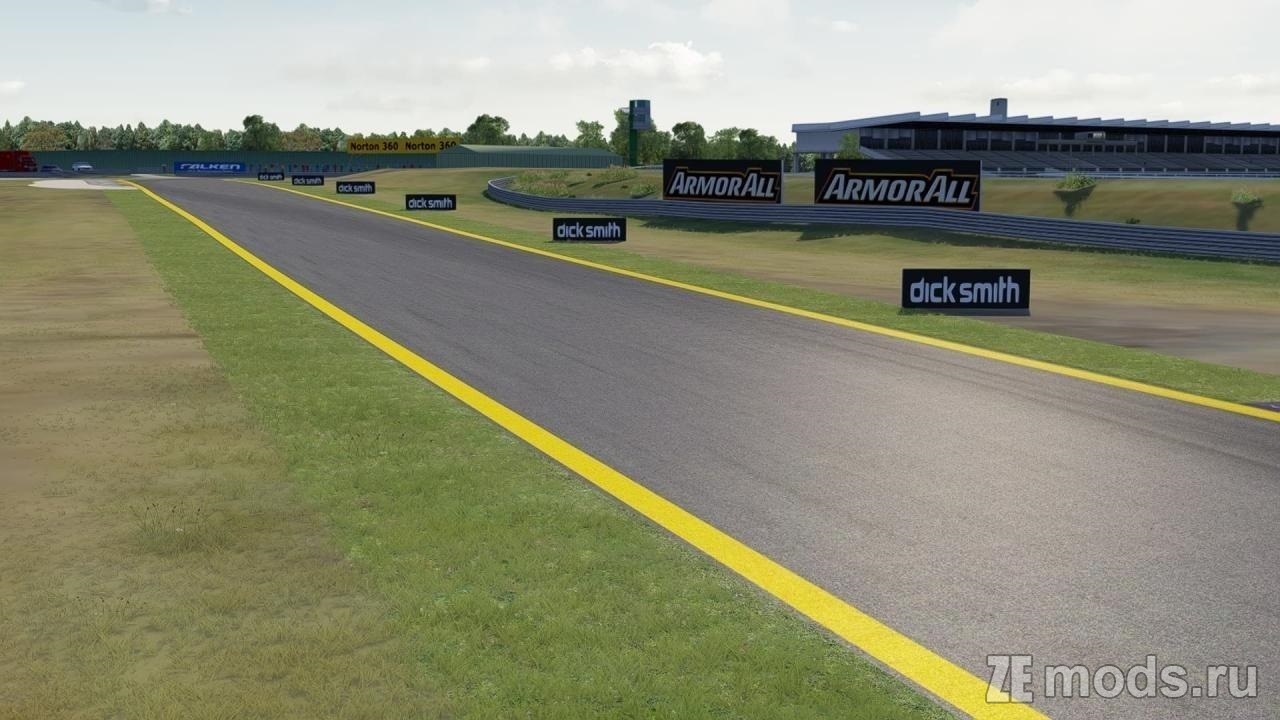 Карта Sandown Raceway (1.1) для Assetto Corsa