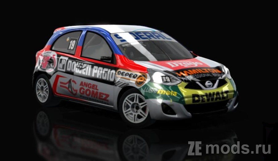 Мод Nissan March TN Clase 2 для Assetto Corsa