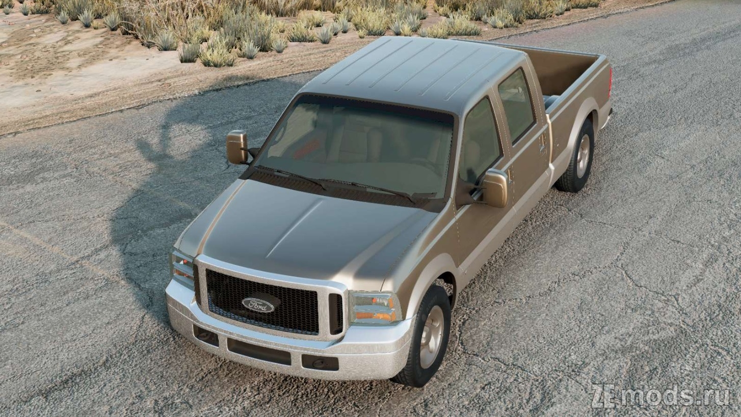 Мод Ford F-250 Super Duty Double Cab 2006 для BeamNG.drive