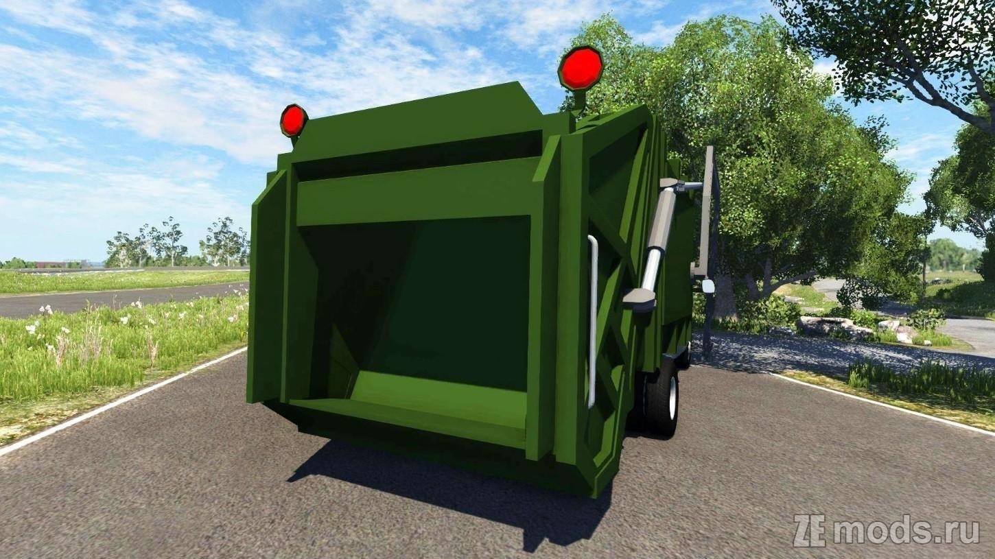 Мод Gavril H-Series Garbage Truck для BeamNG.drive