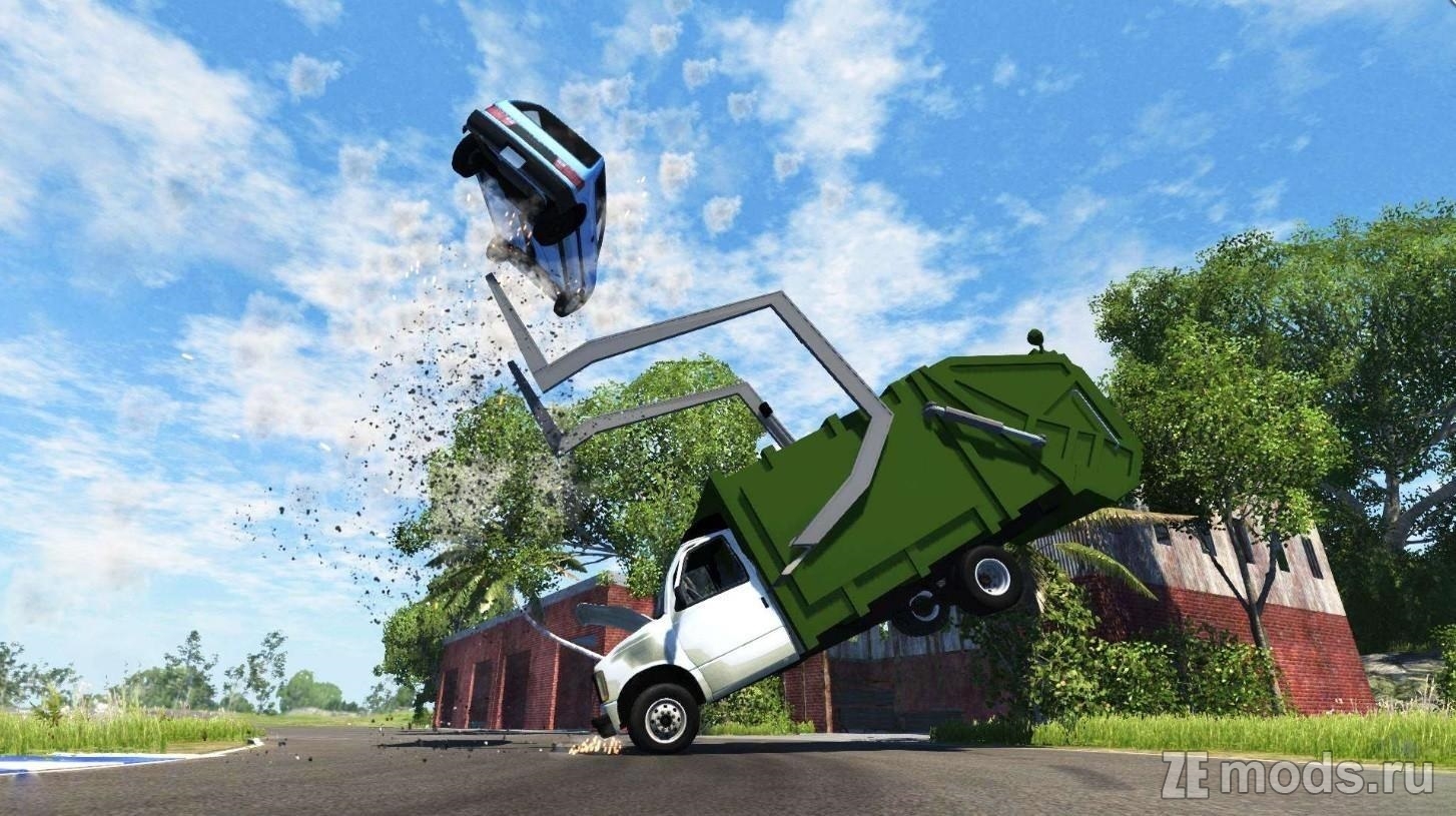 Мод Gavril H-Series Garbage Truck для BeamNG.drive