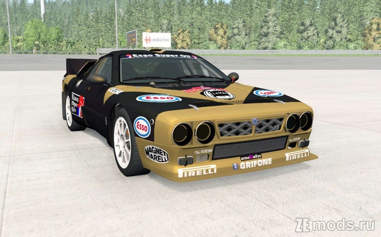 Lancia Rally Group B для BeamNG.drive