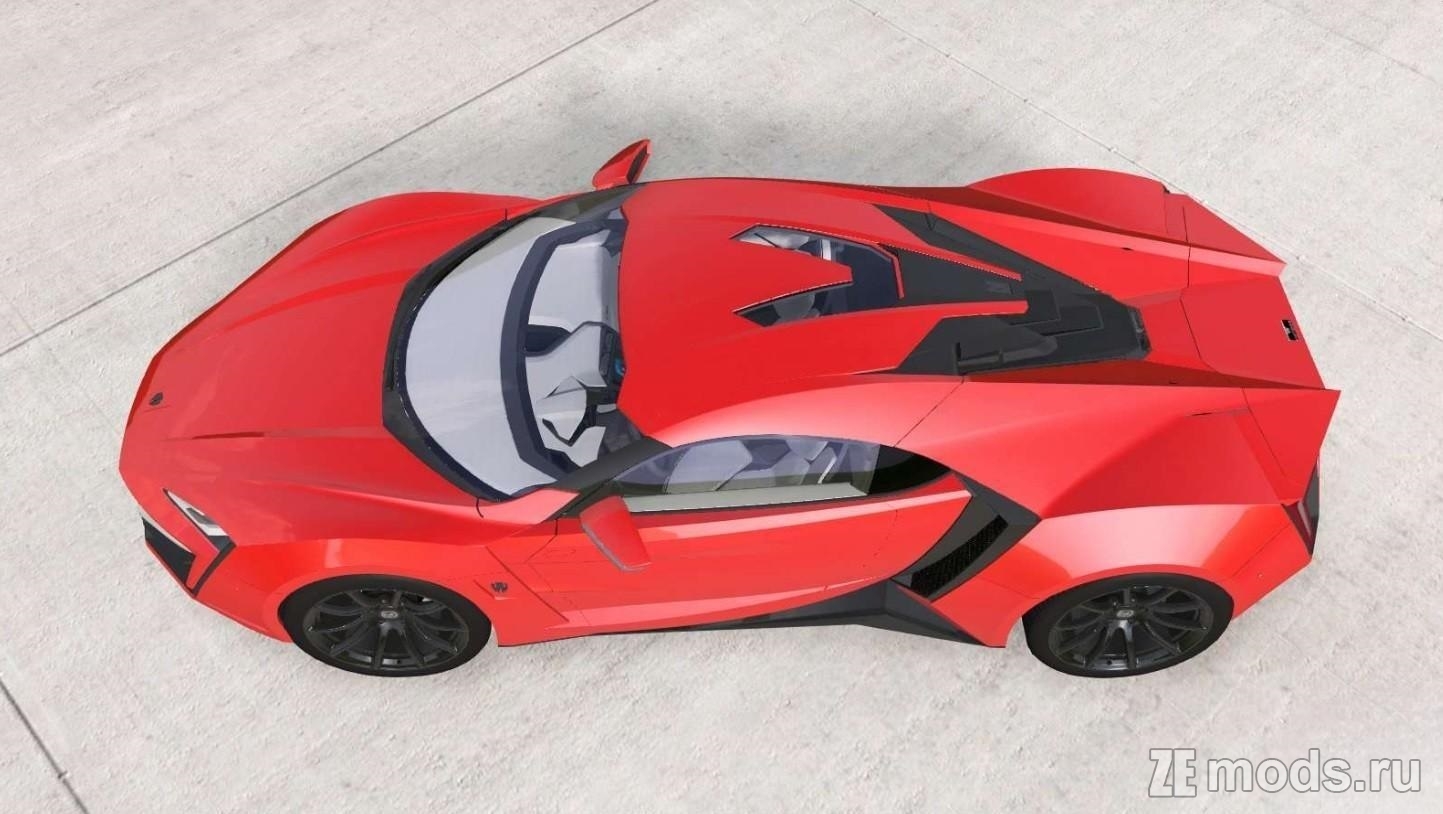 Мод W Motors Lykan HyperSport 2014 для BeamNG.drive