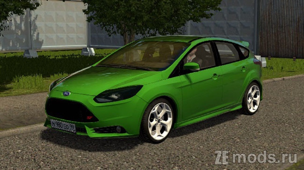 Мод Ford Focus ST 2012 для City Car Driving (1.5.9.2)