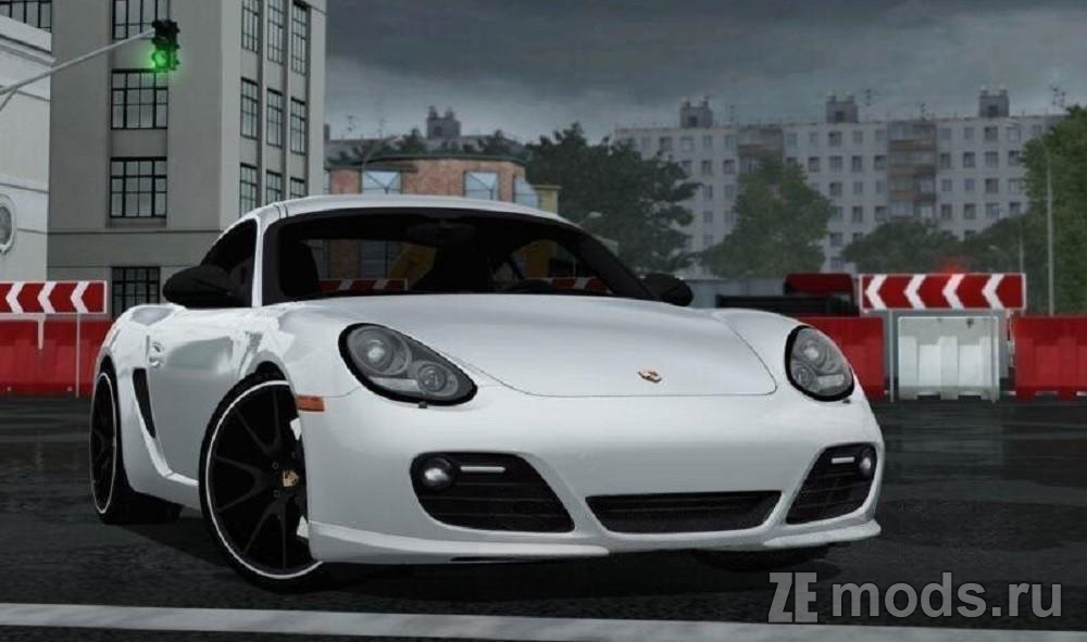 Мод Porsche Cayman R 2012 для City Car Driving (1.5.9.2)