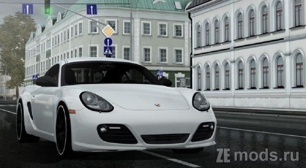 Porsche Cayman R 2012 для City Car Driving (1.5.9.2)