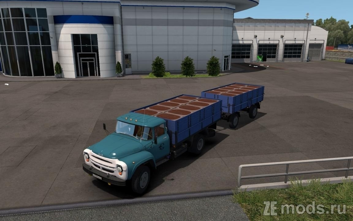 Мод Зил-130/131/133 для Euro Truck Simulator 2 (1.49.x)