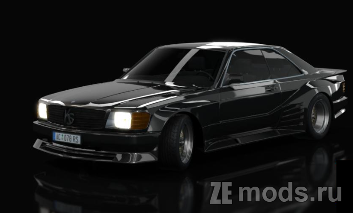 Мод Мод Mercedes-Benz (C126) 1988 (1.1) для Assetto Corsa