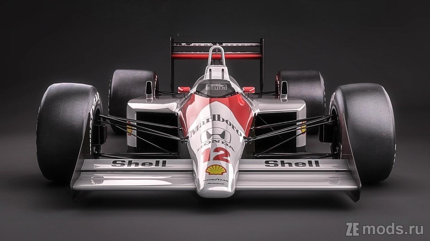 Мод McLaren-Honda MP4/4 (1.3) для Assetto Corsa