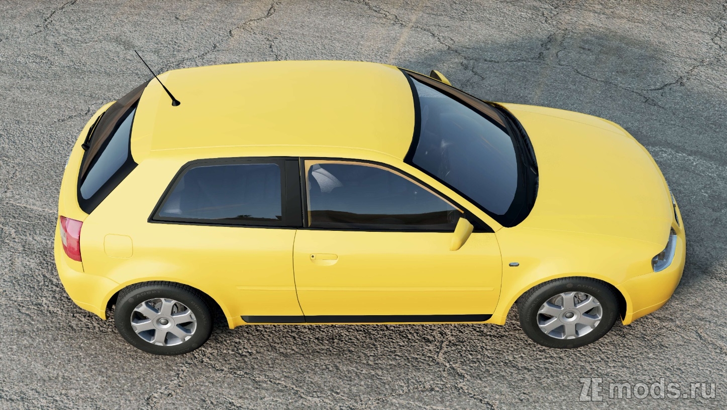 Мод Audi S3 (8L) Saffron для BeamNG.drive