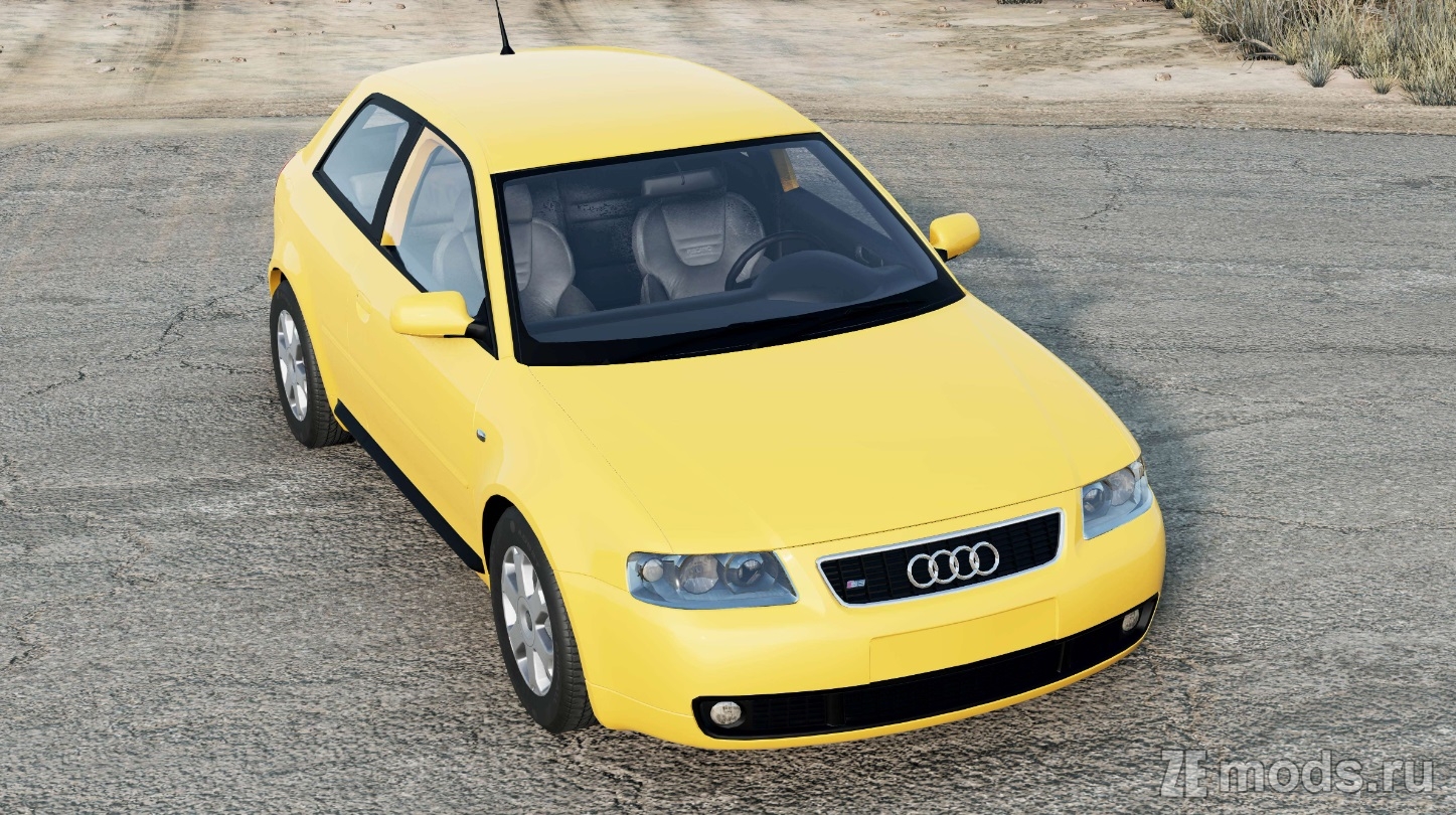 Мод Audi S3 (8L) Saffron для BeamNG.drive