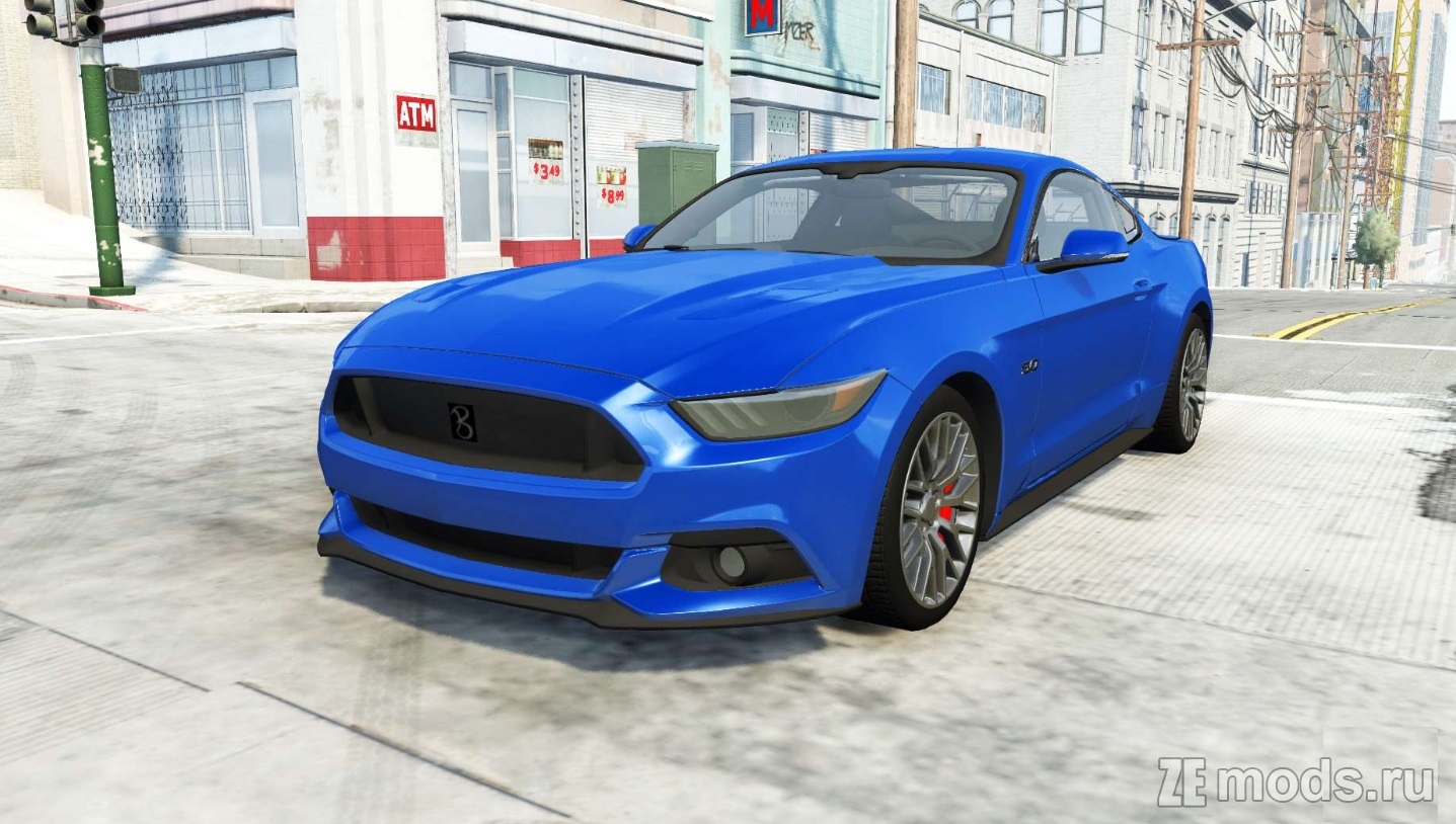 Ford Mustang GT 2015 для BeamNG.drive