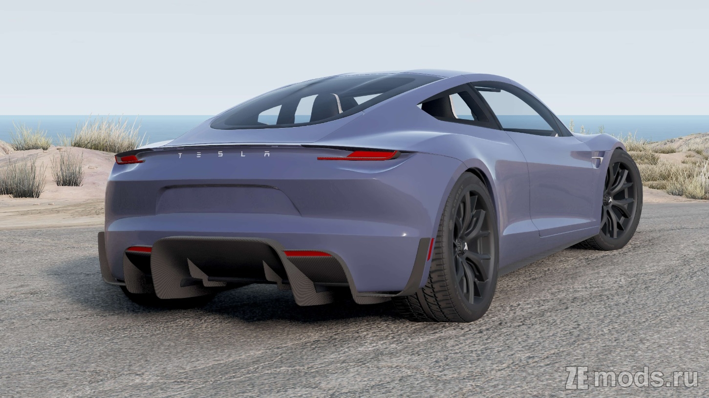 Мод Tesla Roadster 2017 (2.5.1) для BeamNG.drive