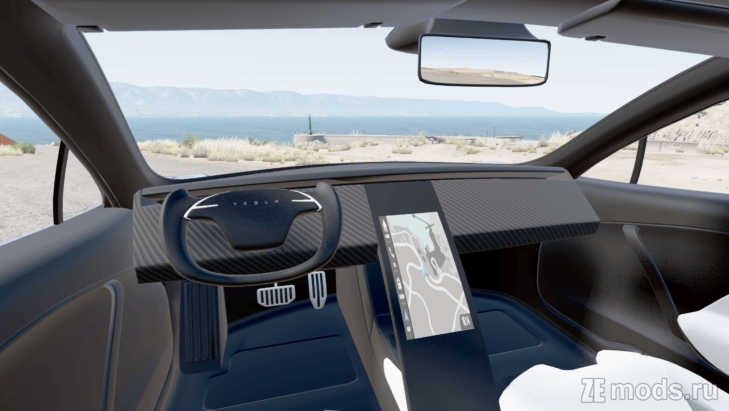 Мод Tesla Roadster 2017 (2.5.1) для BeamNG.drive