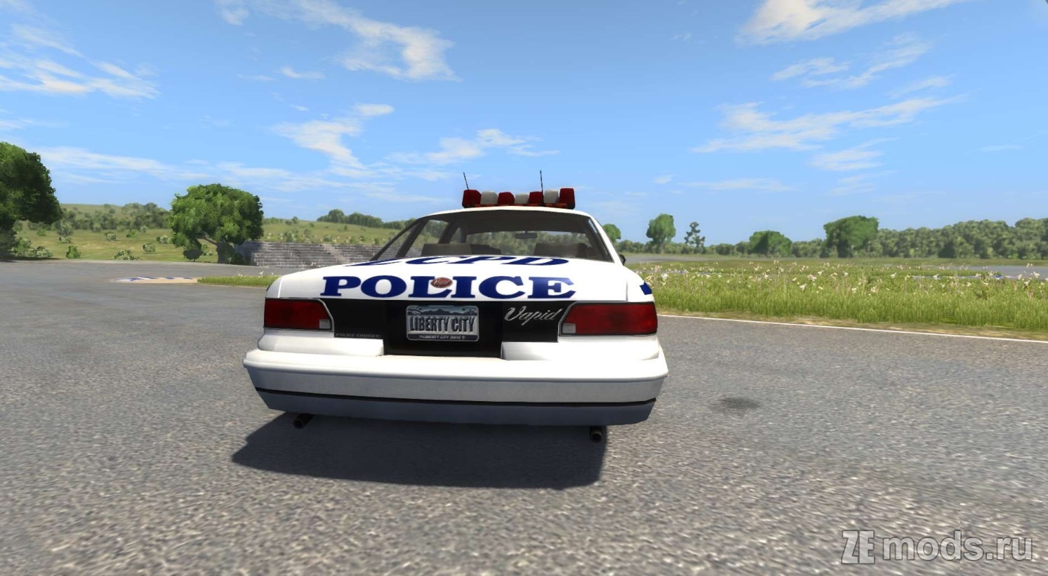 Мод Vapid Police Cruiser для BeamNG.drive