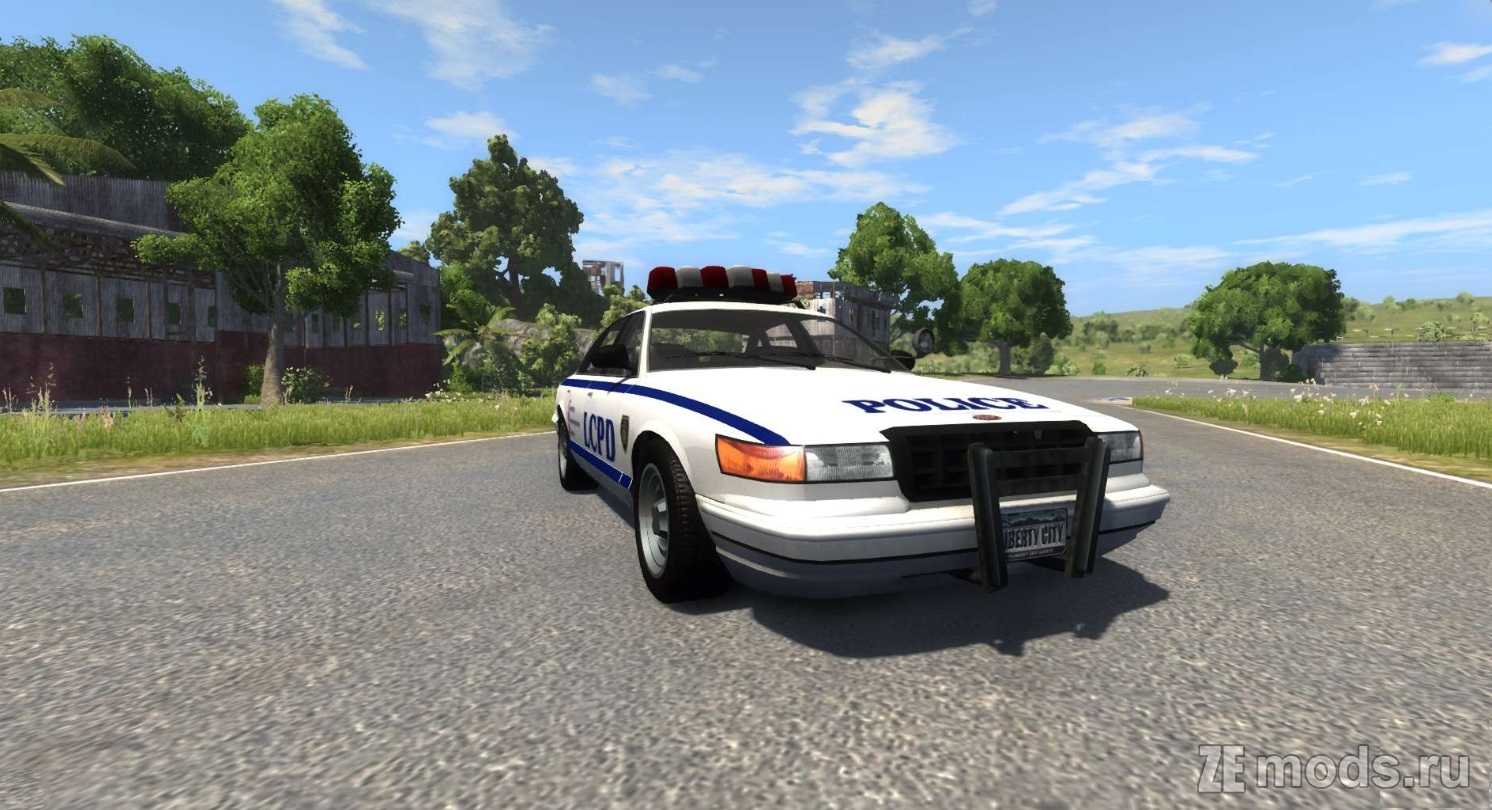 Vapid Police Cruiser для BeamNG.drive