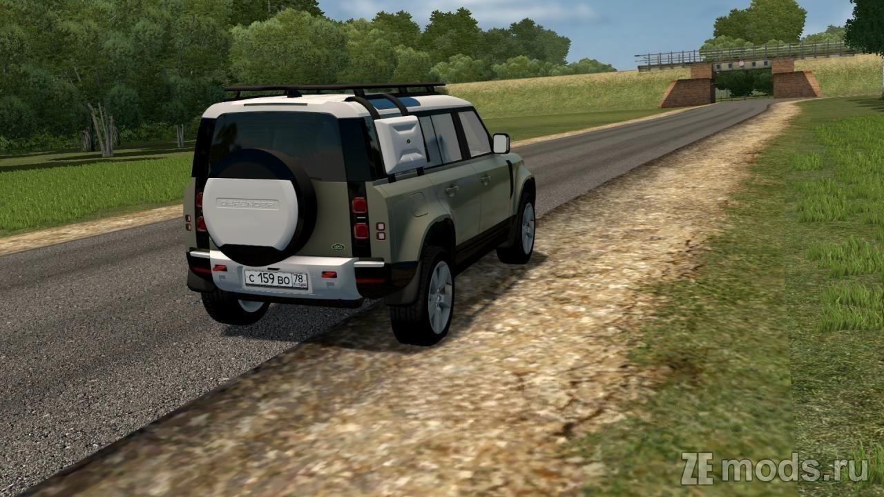 Мод Land Rover Defender 110 P400 2020 для City Car Driving