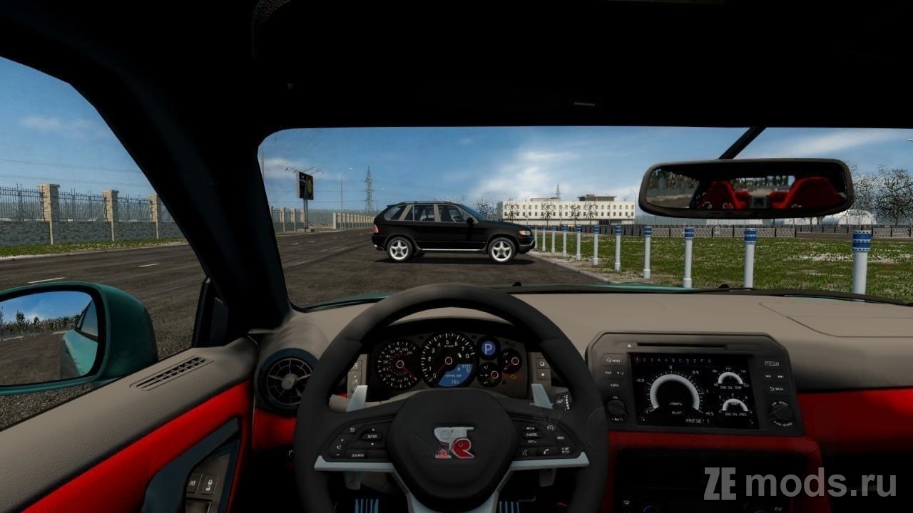 Мод Nissan GT-R для City Car Driving