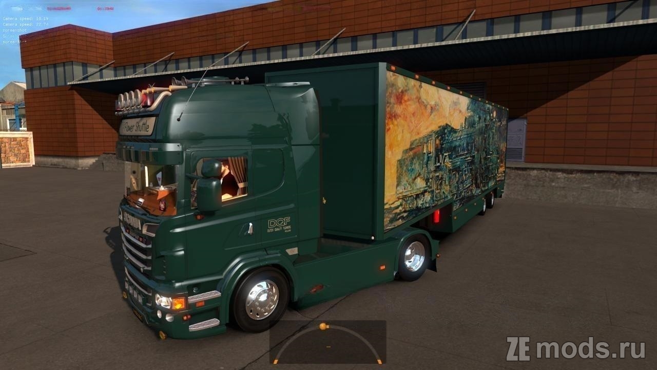 Scania DQF Flower Shuttle для Euro Truck Simulator 2
