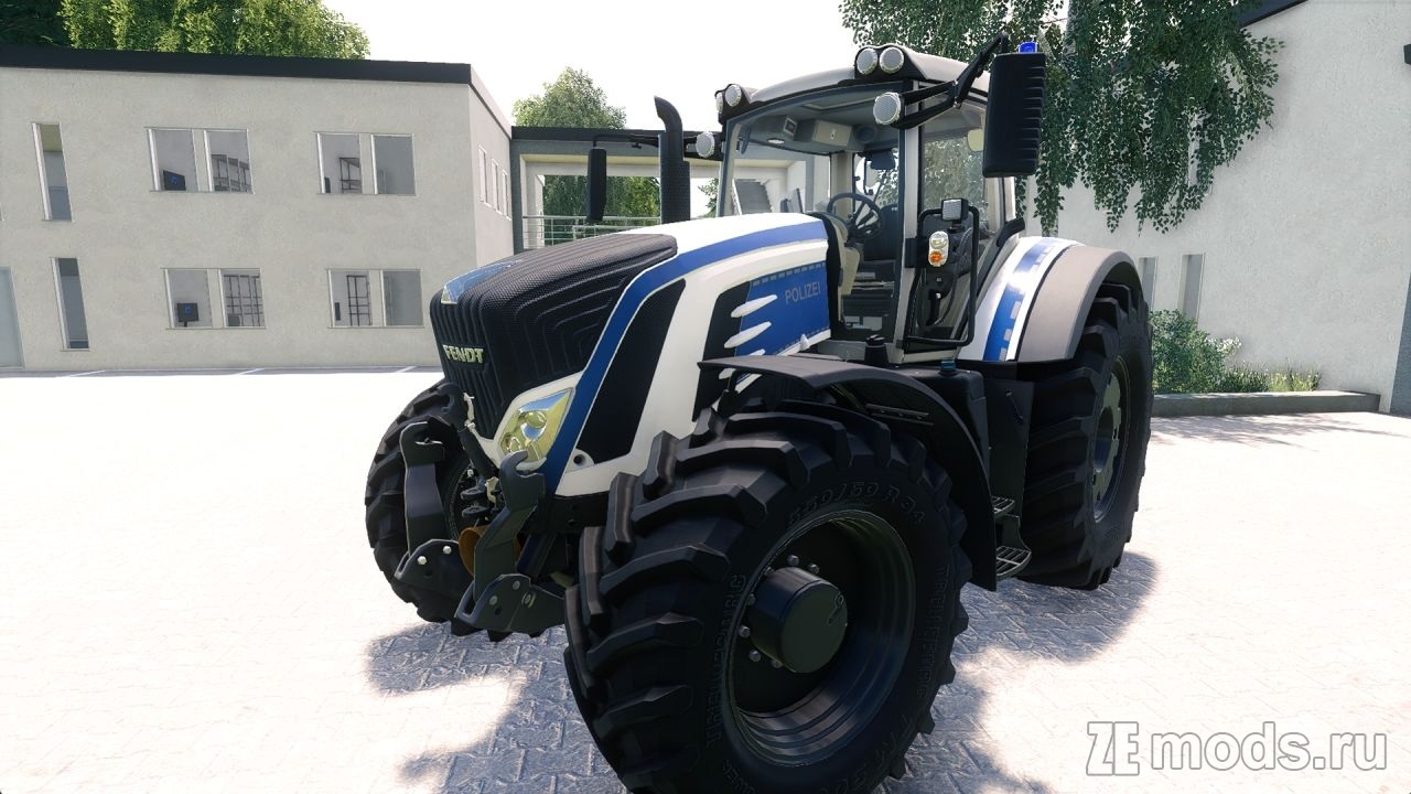 Мод Fendt 900 Vario Полиция для Farming Simulator 2019