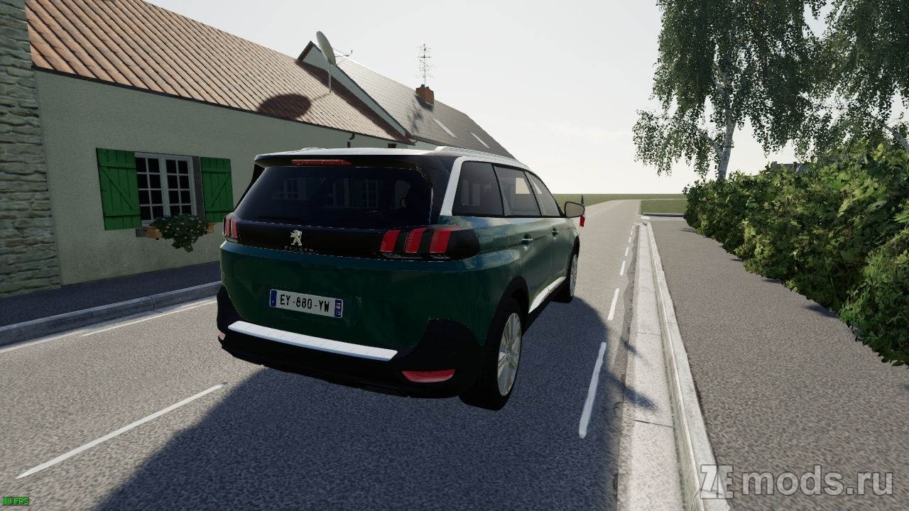 Мод Peugeot 5008 Phase II "Президентский" для Farming Simulator 2019
