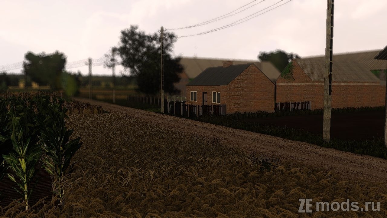 Карта Вымышленная деревня Кровице для Farming Simulator 2019
