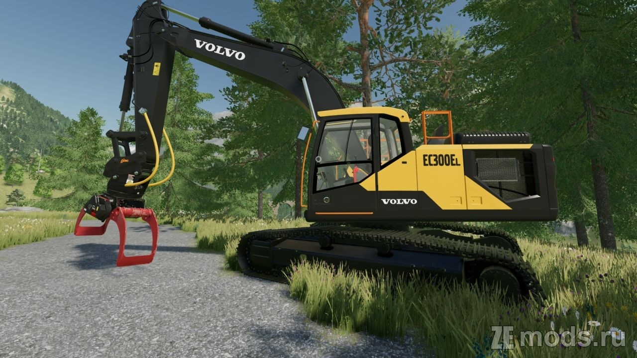 Volvo EC300EL (1.0.0.0) для Farming Simulator 22