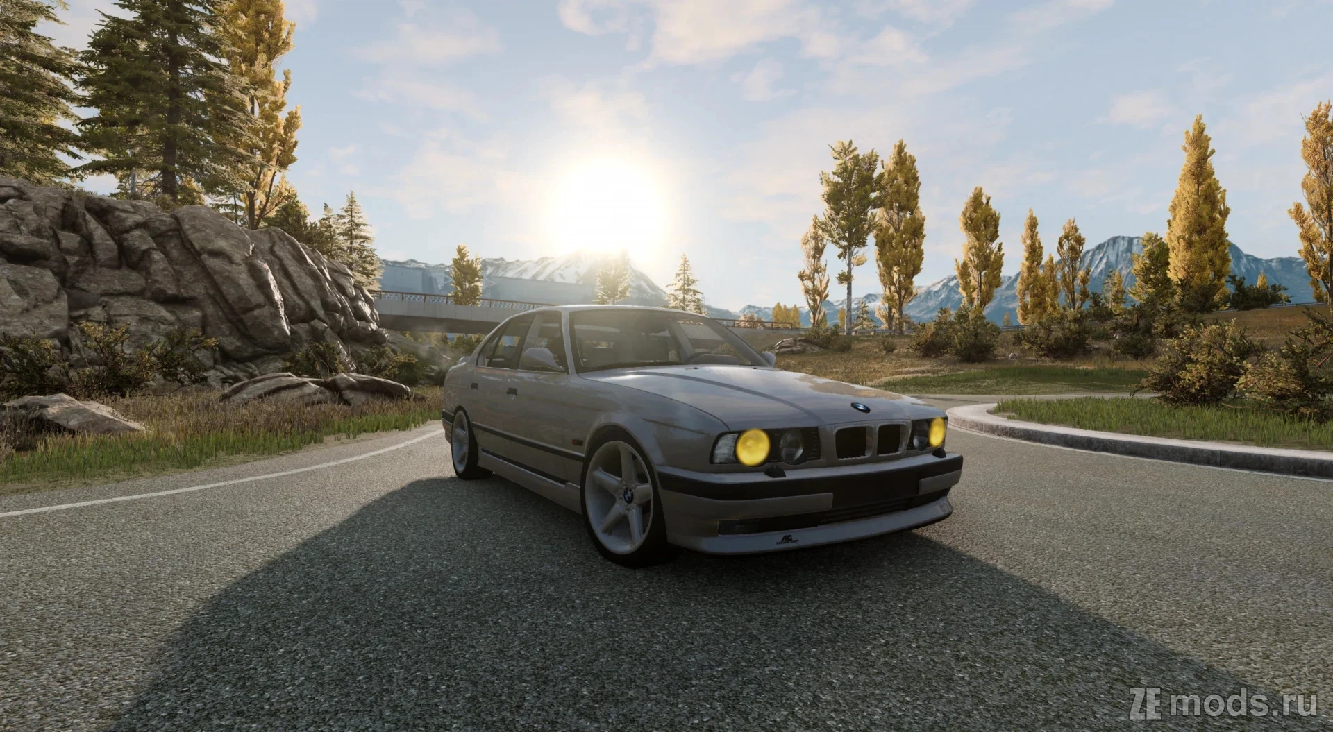 Мод BMW M5 E34 для Beamng.Drive (0.31.x)